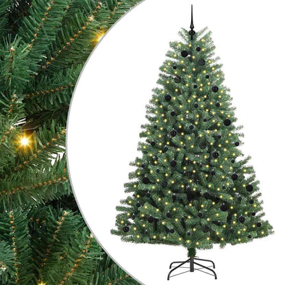 Plast Hingad Julgran Grön 240 cm PVC och metall