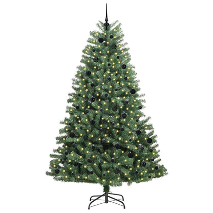 Plast Hingad Julgran Grön 240 cm PVC och metall