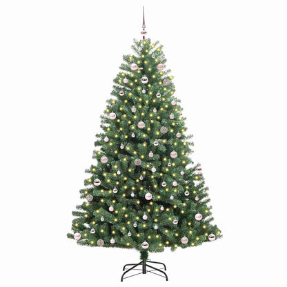Plast Hingad Julgran Grön 240 cm PVC och metall