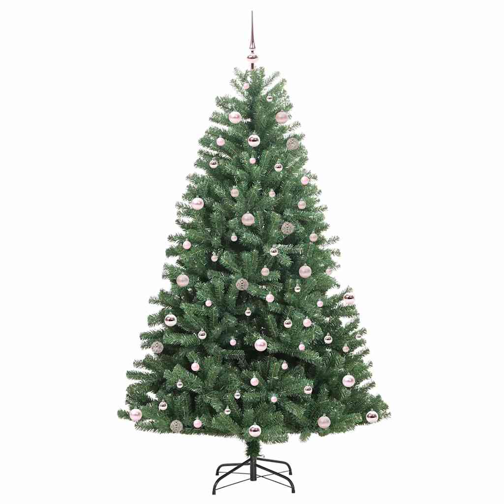 Plast Hingad Julgran Grön 240 cm PVC och metall