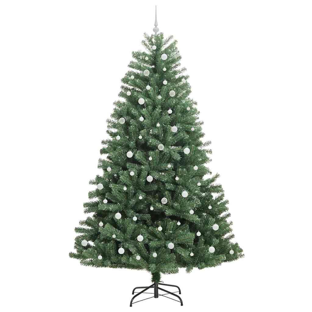 Plast Hingad Julgran Grön 240 cm PVC och metall