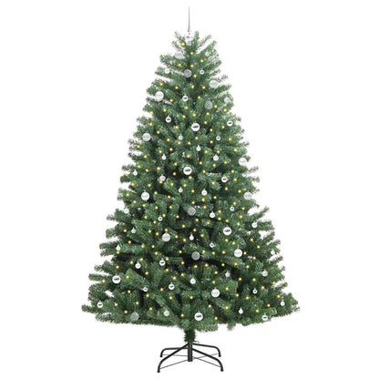 Plast Hingad Julgran Grön 240 cm PVC och metall
