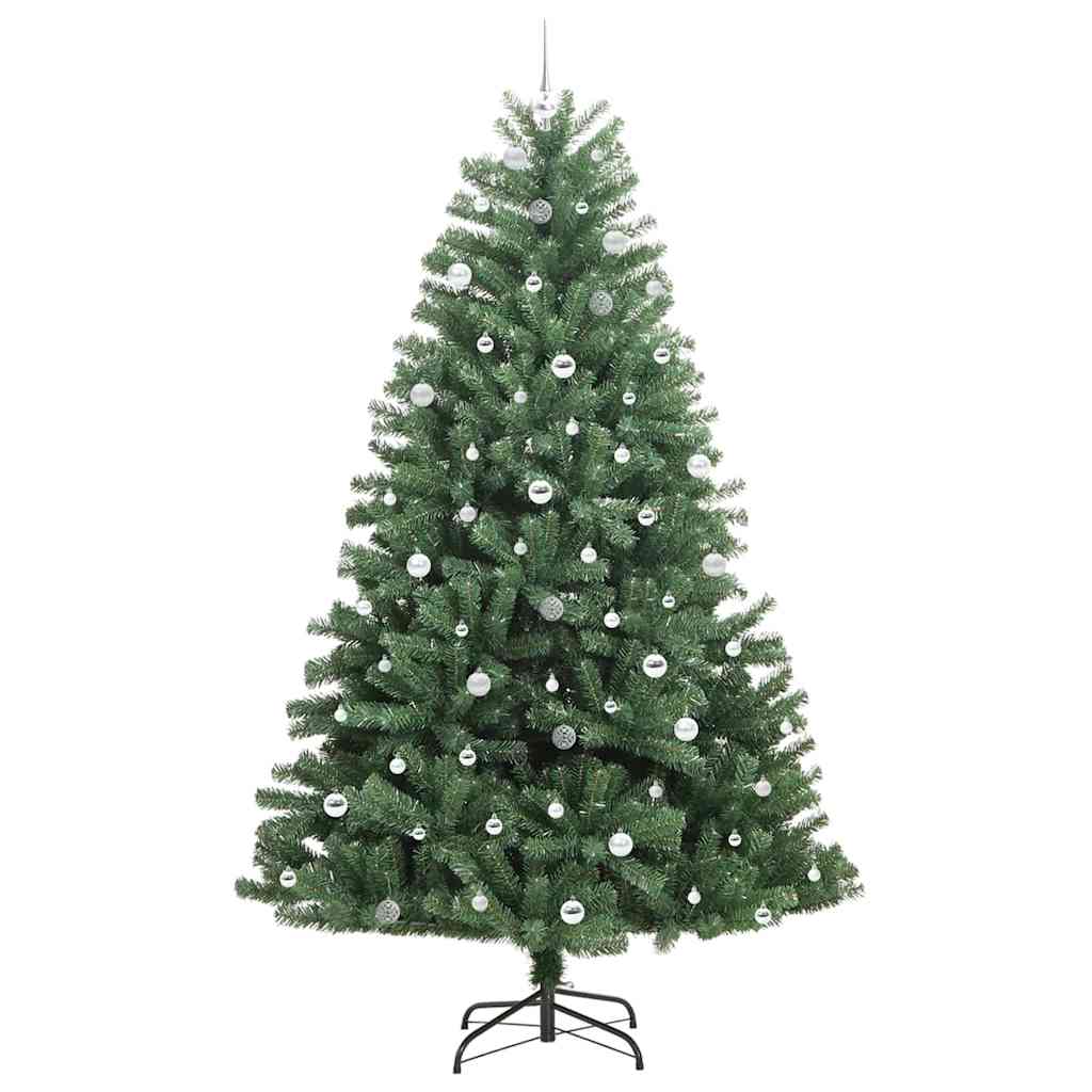 Plast Hingad Julgran Grön 240 cm PVC och metall
