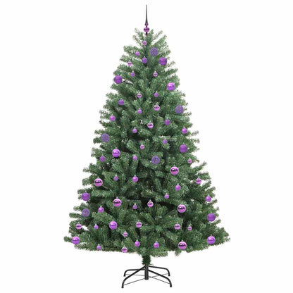 Plast Hingad Julgran Grön 240 cm PVC och metall