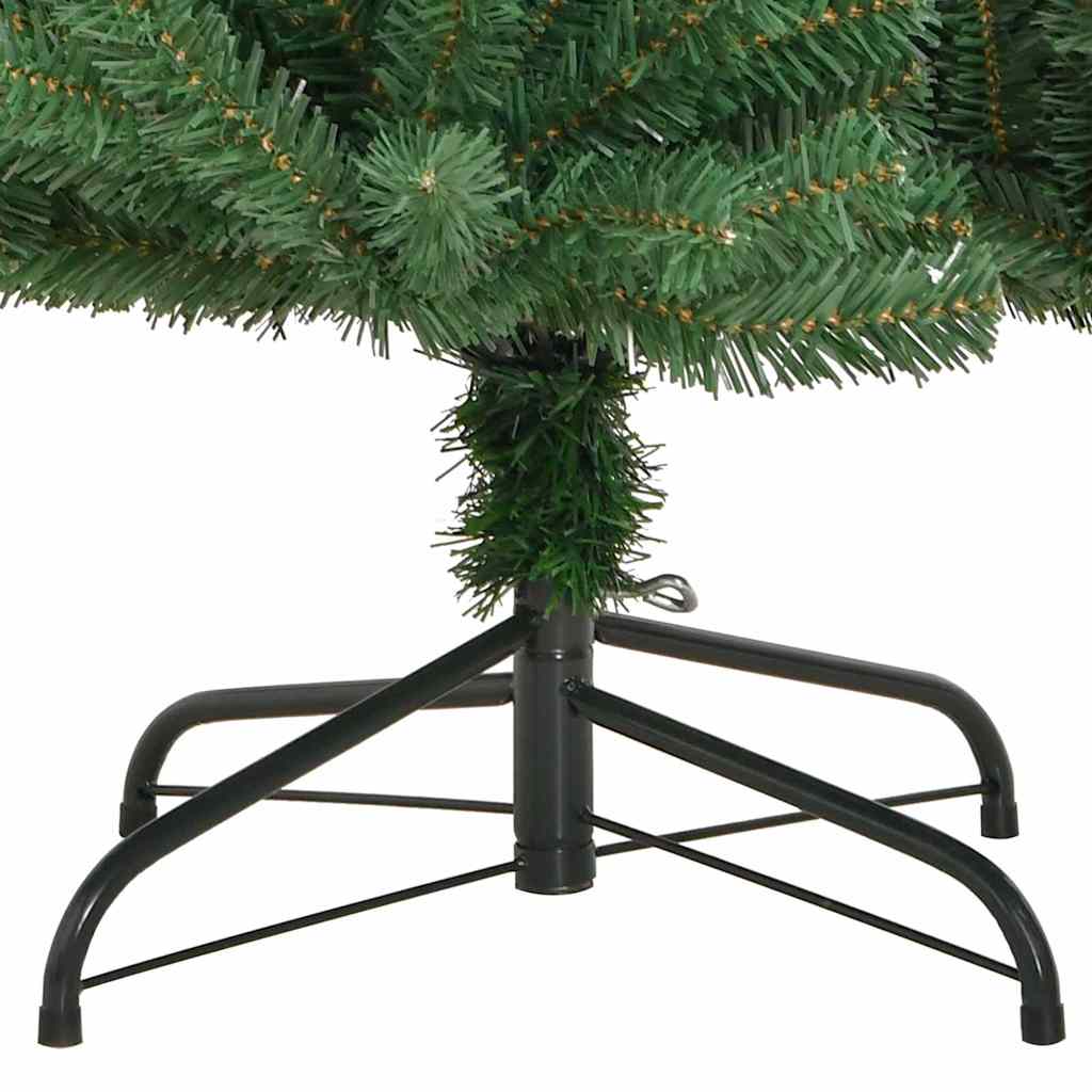 Plast Hingad Julgran Grön 240 cm PVC och metall