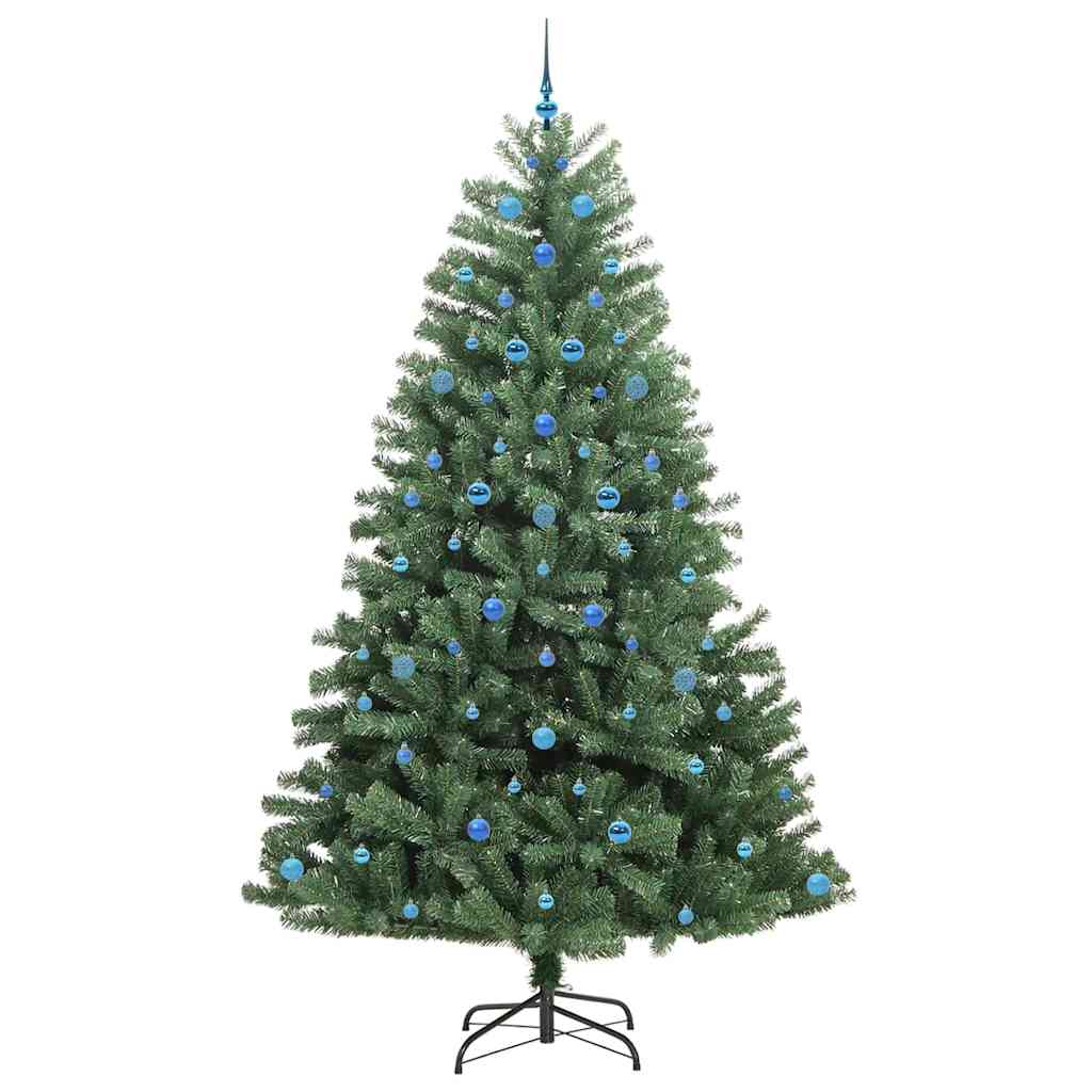 Plast Hingad Julgran Grön 240 cm PVC och metall