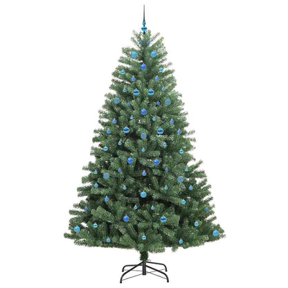 Plast Hingad Julgran Grön 240 cm PVC och metall