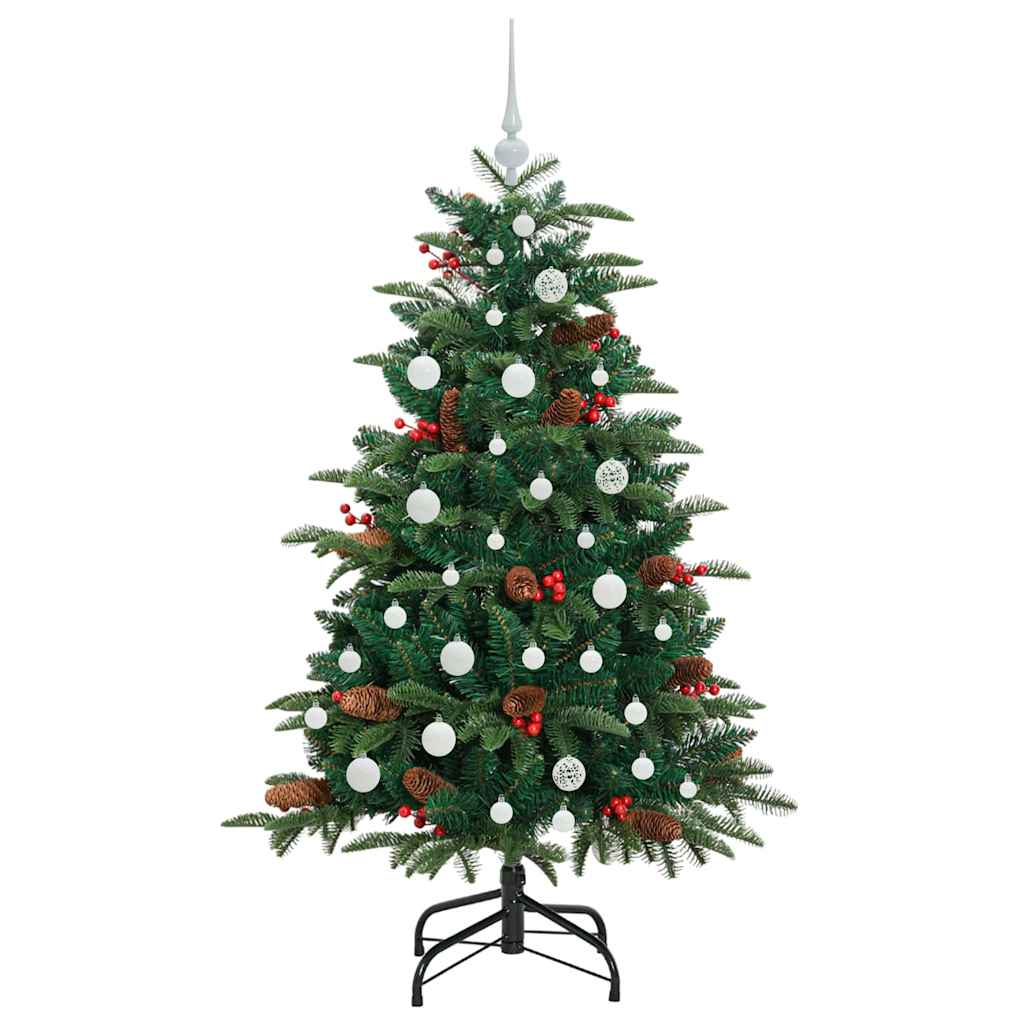 Konstgjord julgran Grön 150 cm PVC och Metall och Plast