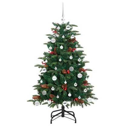Konstgjord julgran Grön 150 cm PVC och Metall och Plast