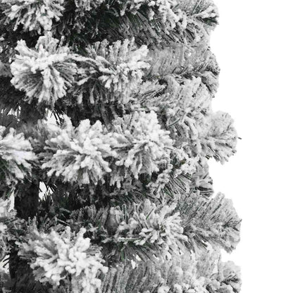 Plast Hingad Julgran 150 LED-lampor Grön och Vit 120 cm