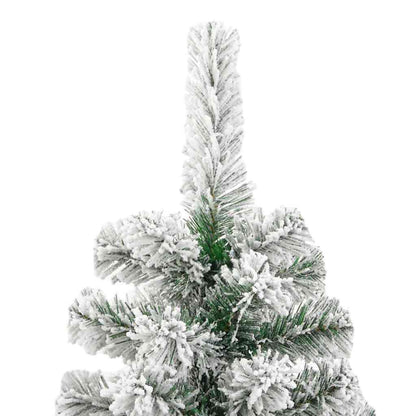 Plast Hingad Julgran 300 LED-lampor Grön och Vit 180 cm