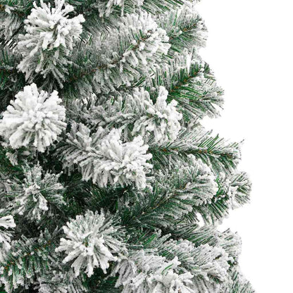 Plast Hingad Julgran 300 LED-lampor Grön och Vit 210 cm