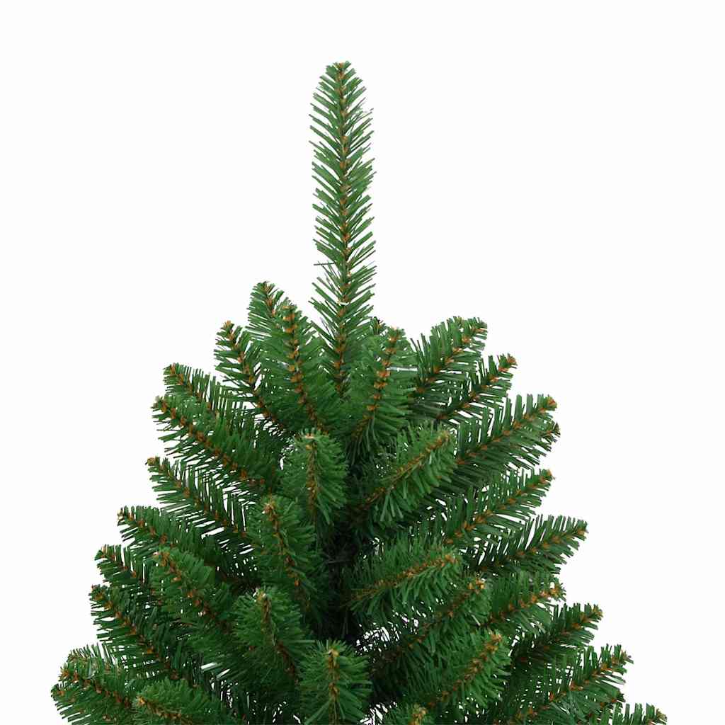 Konstgjord julgran 120 cm 150 LED-lampor Varmvit PVC och stål
