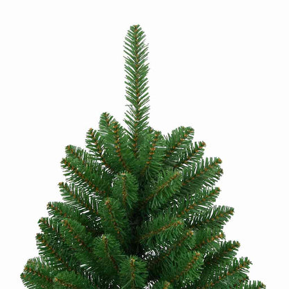Konstgjord julgran 120 cm 150 LED-lampor Varmvit PVC och stål