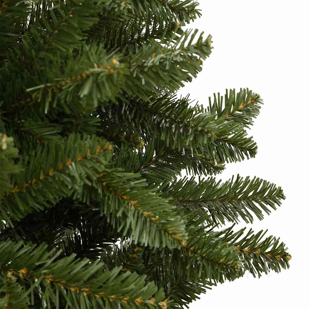 Konstgjord julgran 210 cm 300 LED-lampor Varmvit PVC och stål