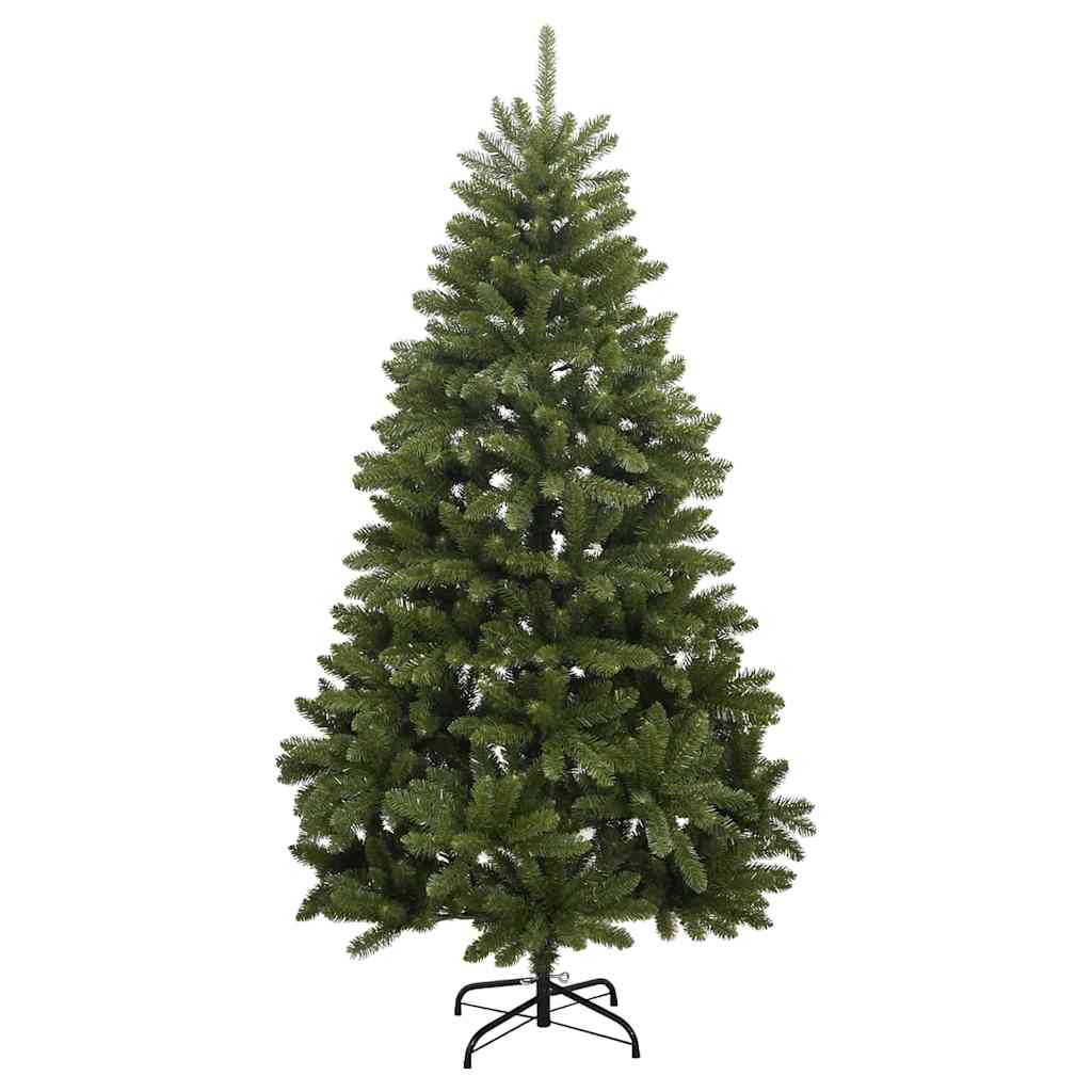 Konstgjord julgran 240 cm 300 LED-lampor Varmvit PVC och stål