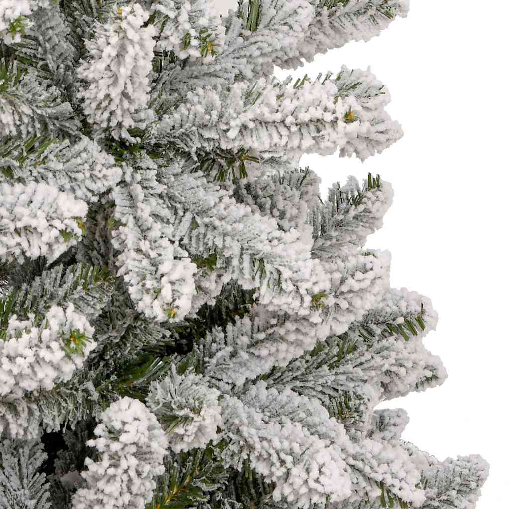 Konstgjord julgran 180 cm 300 LED-lampor Varmvit PVC och stål
