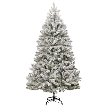 Konstgjord julgran 270 cm 300 LED-lampor Varmvit PVC och stål