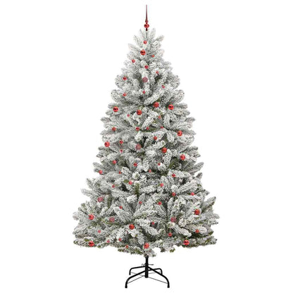 Konstgjord julgran 300 cm 300 LED-lampor Varmvit PVC och stål