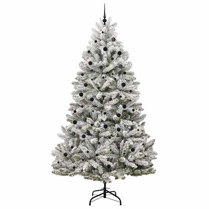 Konstgjord julgran 300 cm 300 LED-lampor Varmvit PVC och stål