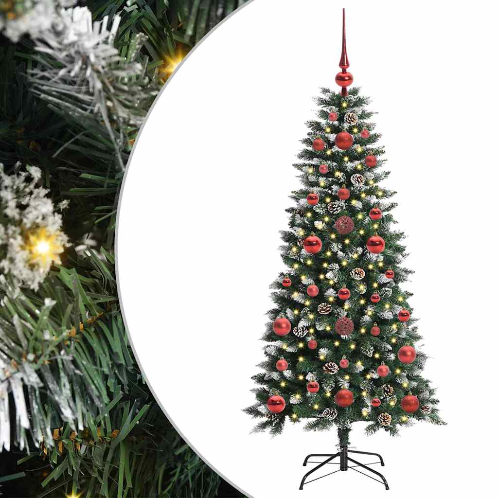 Konstgjord julgran Grön 120 cm PVC, plast och stål