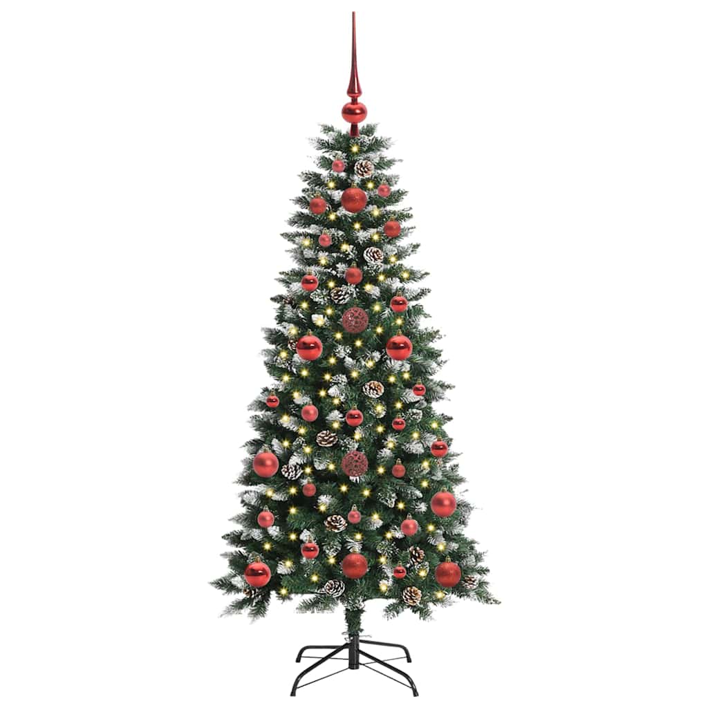 Konstgjord julgran Grön 120 cm PVC, plast och stål