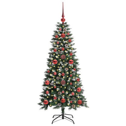 Konstgjord julgran Grön 120 cm PVC, plast och stål