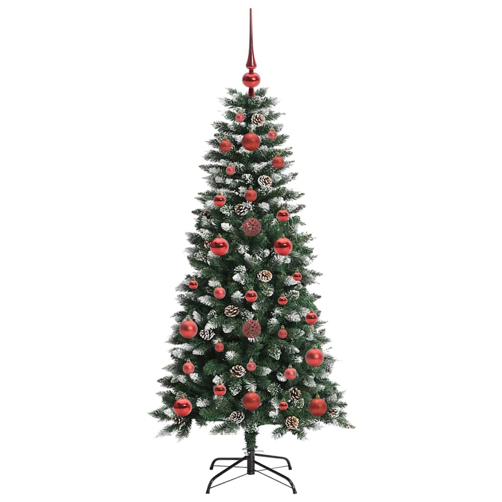 Konstgjord julgran Grön 120 cm PVC, plast och stål