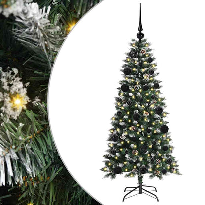 Konstgjord julgran Grön 120 cm PVC, plast och stål