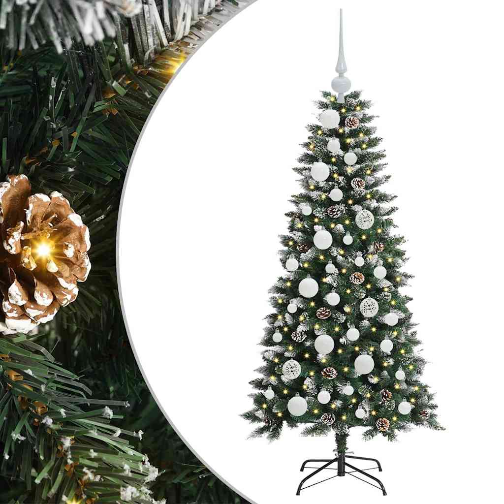 Konstgjord julgran Grön 120 cm PVC, plast och stål