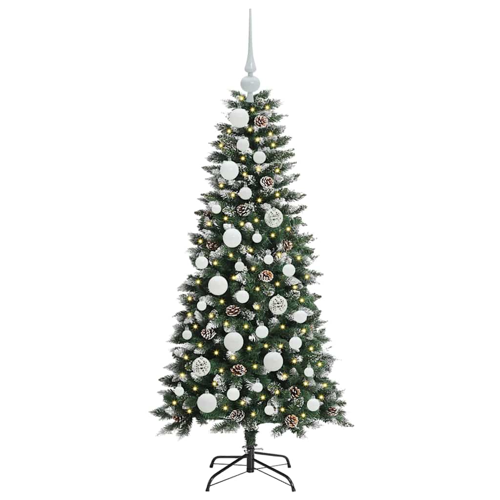 Konstgjord julgran Grön 120 cm PVC, plast och stål