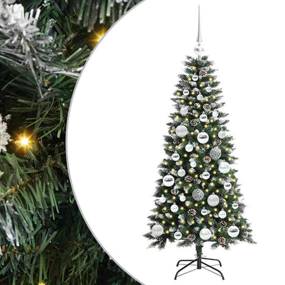 Konstgjord julgran Grön 120 cm PVC, plast och stål