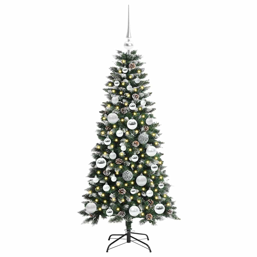 Konstgjord julgran Grön 120 cm PVC, plast och stål