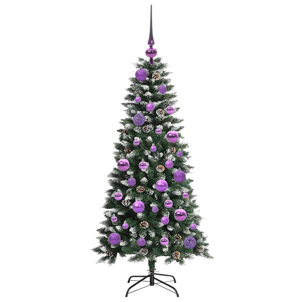 Konstgjord julgran Grön 120 cm PVC, plast och stål
