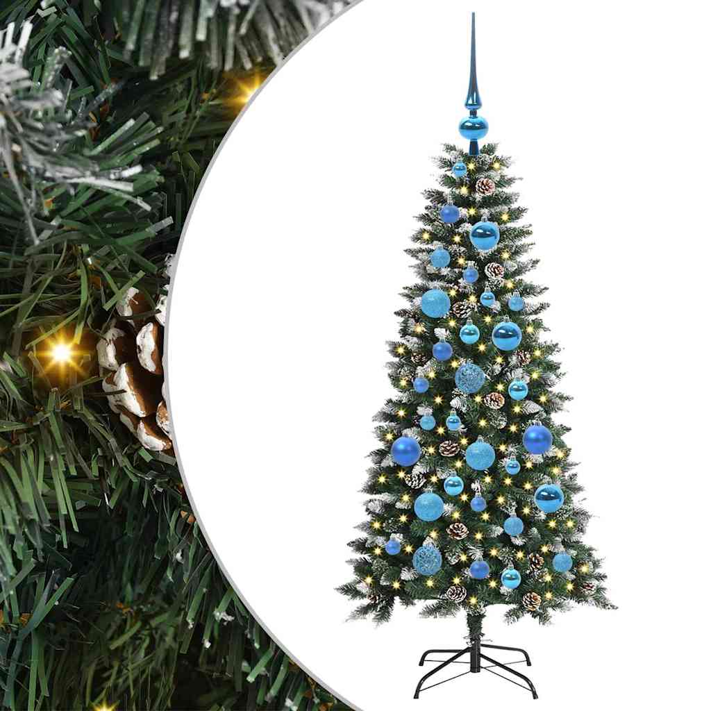 Konstgjord julgran Grön 120 cm PVC, plast och stål