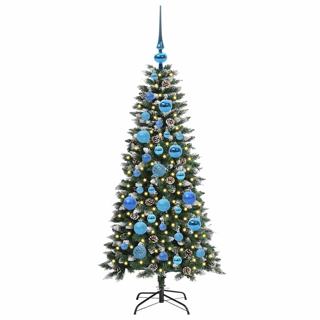 Konstgjord julgran Grön 120 cm PVC, plast och stål