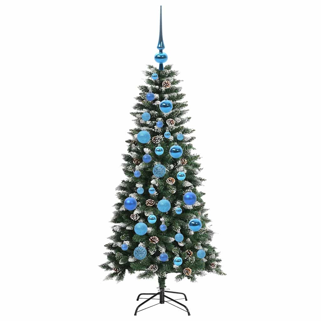 Konstgjord julgran Grön 120 cm PVC, plast och stål