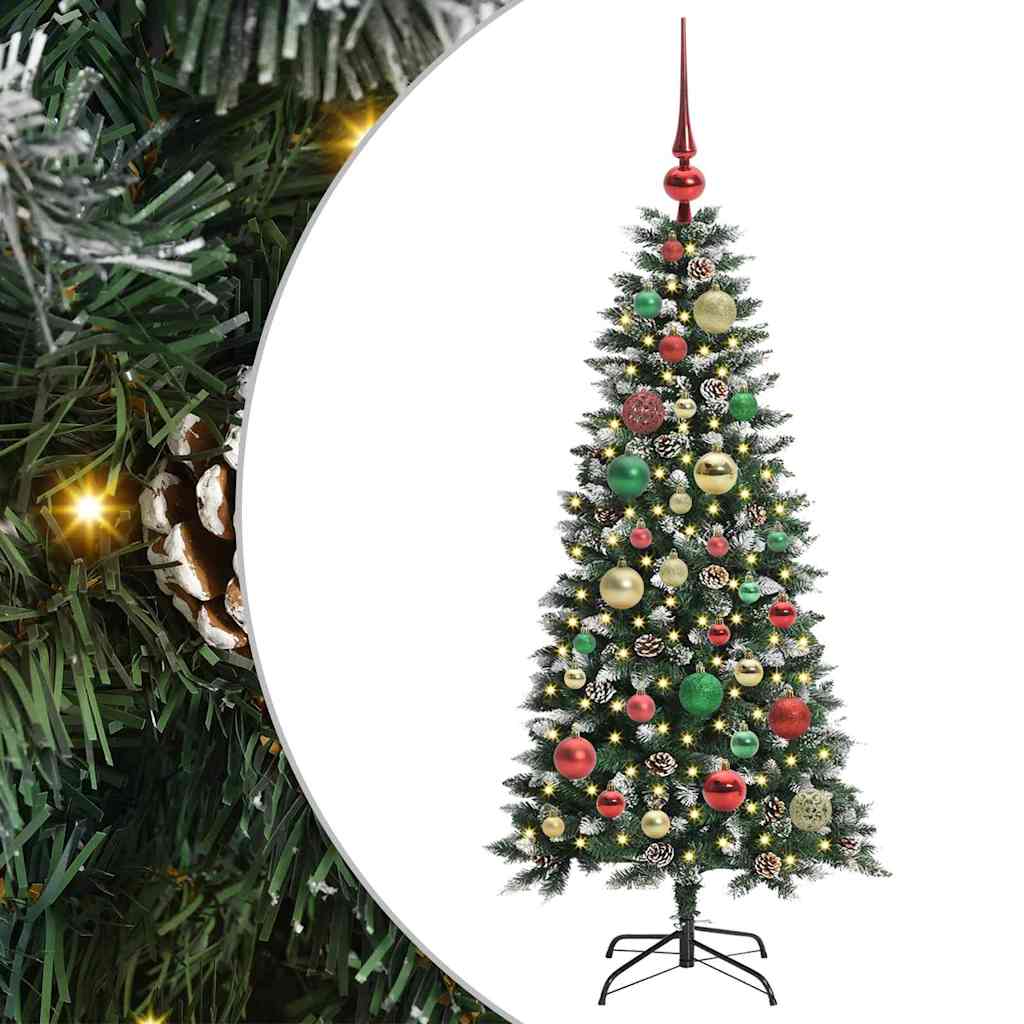 Konstgjord julgran Grön 120 cm PVC, plast och stål