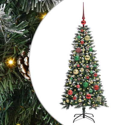 Konstgjord julgran Grön 120 cm PVC, plast och stål
