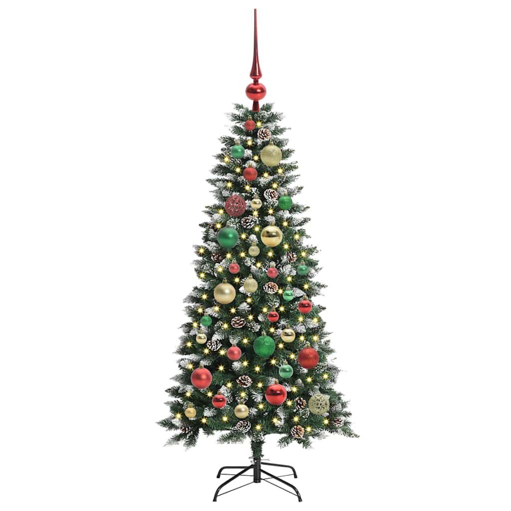 Konstgjord julgran Grön 120 cm PVC, plast och stål