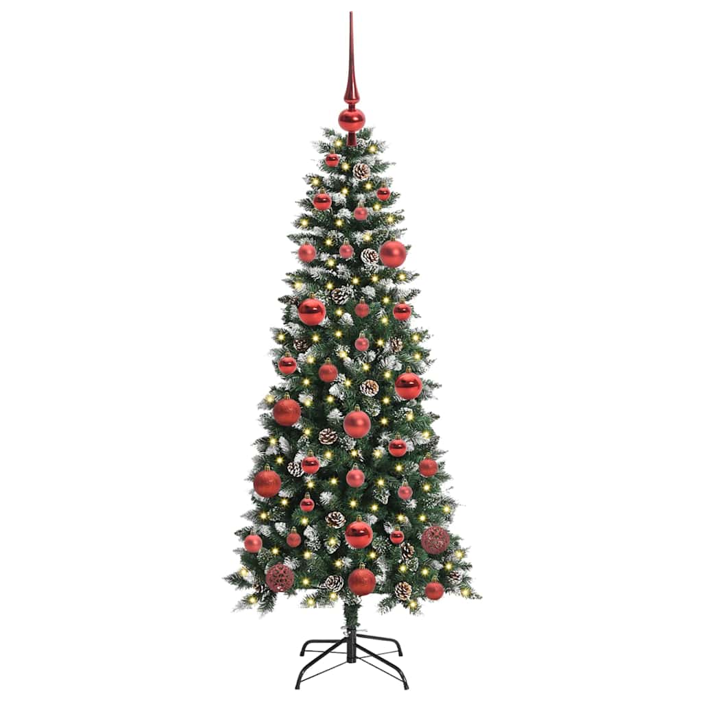 Konstgjord julgran Grön 150 cm PVC, plast och stål