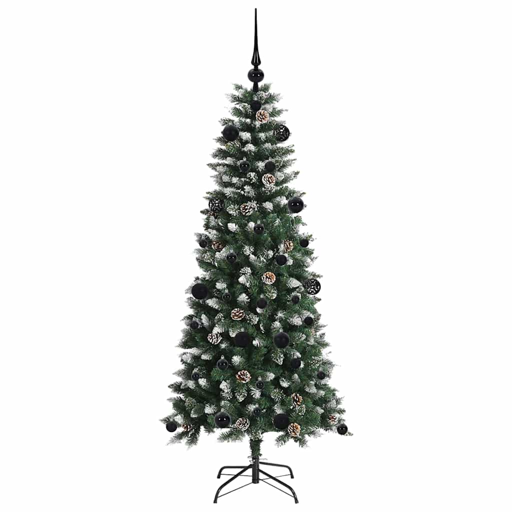 Konstgjord julgran Grön 150 cm PVC, plast och stål