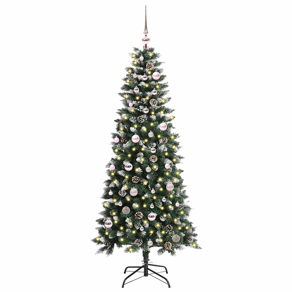 Konstgjord julgran Grön 150 cm PVC, plast och stål