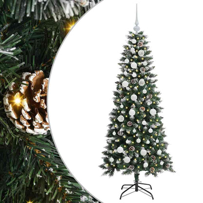 Konstgjord julgran Grön 150 cm PVC, plast och stål