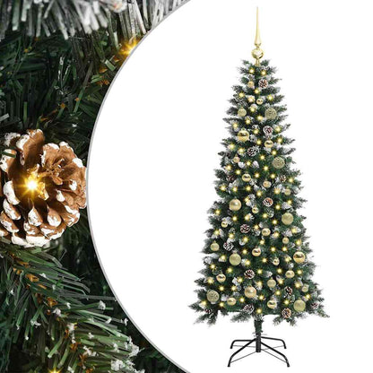 Konstgjord julgran Grön 150 cm PVC, plast och stål