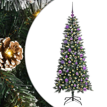Konstgjord julgran Grön 150 cm PVC, plast och stål