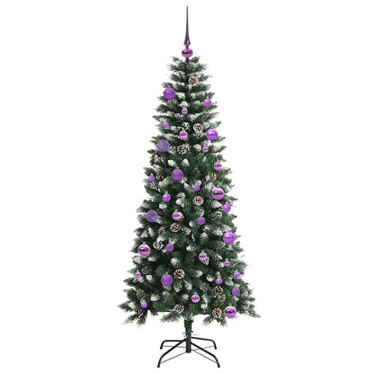 Konstgjord julgran Grön 150 cm PVC, plast och stål