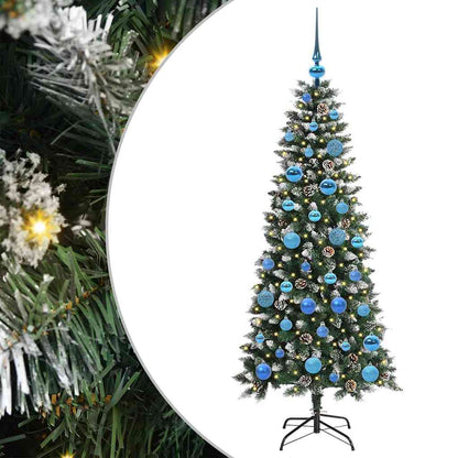 Konstgjord julgran Grön 150 cm PVC, plast och stål