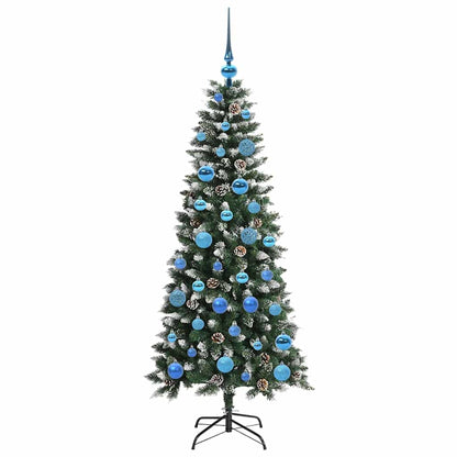 Konstgjord julgran Grön 150 cm PVC, plast och stål