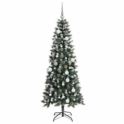 Konstgjord julgran Grön 180 cm PVC, plast och stål